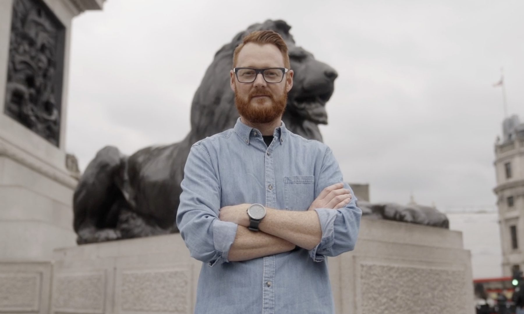 Phil Blackmore at Trafalgar Square