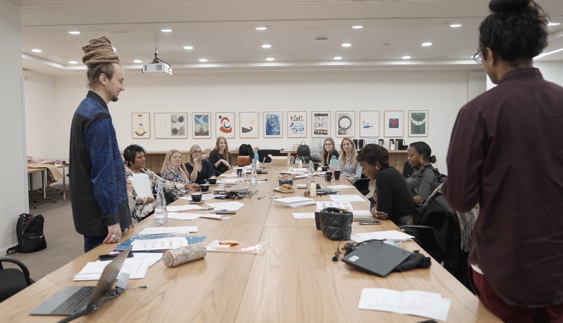 Participants in a Jago workshop